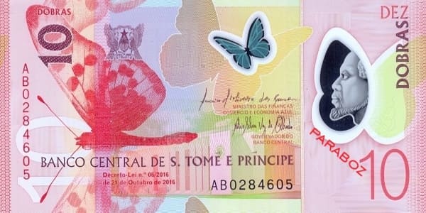 São Tomé ve Príncipe 10 SAO ön yüz
