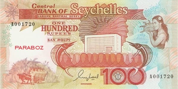 Seyşeller 100 SCR ön yüz