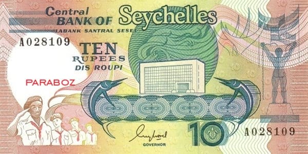 Seyşeller 10 SCR ön yüz