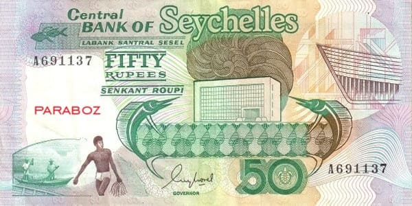 Seyşeller 50 SCR ön yüz