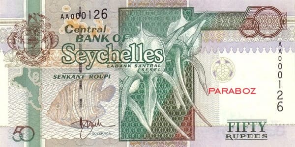 Seyşeller 50 SCR ön yüz
