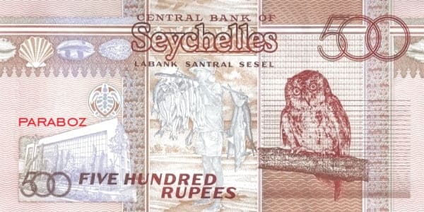 Seyşeller 500 SCR arka yüz