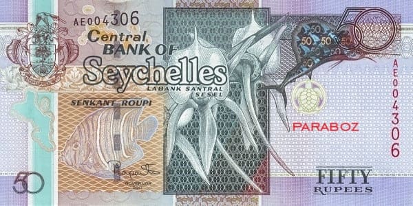 Seyşeller 50 SCR ön yüz