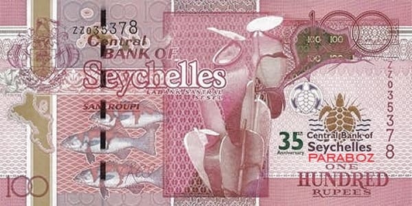 Seyşeller 100 SCR ön yüz