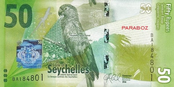 Seyşeller 50 SCR ön yüz