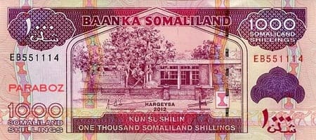 Somaliland 1.000 ön yüz
