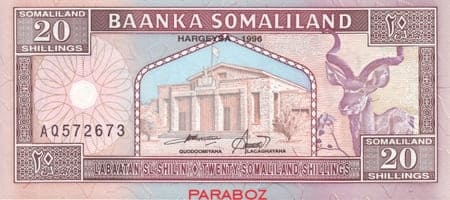 Somaliland 20 front