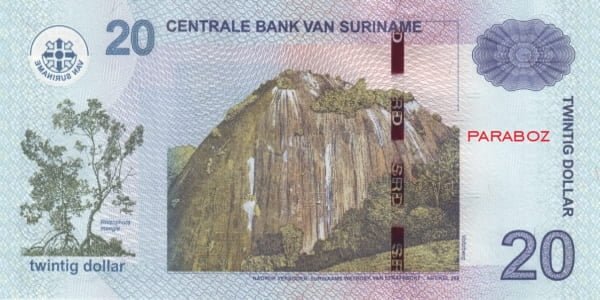 Surinam 20 SRD arka yüz