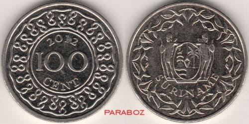 Surinam 100 SRD ön yüz