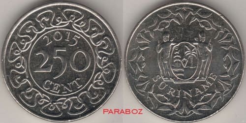 Surinam 250 SRD ön yüz