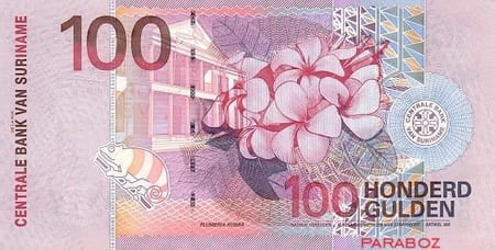 Surinam 100 SRD arka yüz