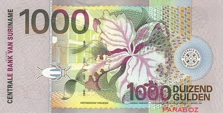 Surinam 1.000 SRD arka yüz