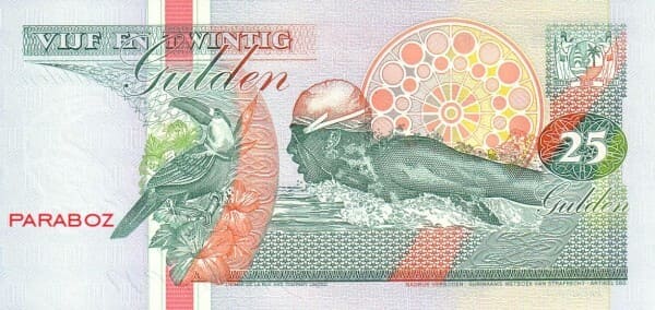 Surinam 25 SRD arka yüz