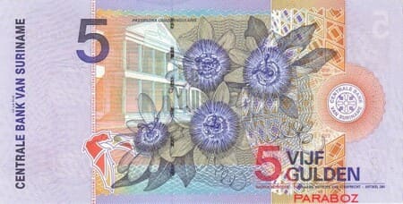 Surinam 5 SRD arka yüz
