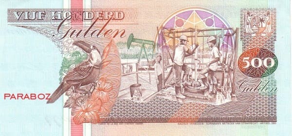Surinam 500 SRD arka yüz