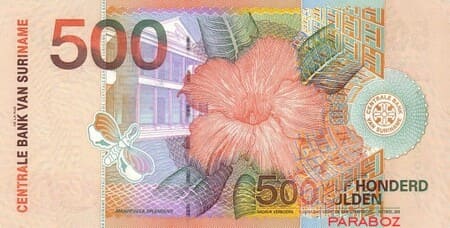 Surinam 500 SRD arka yüz