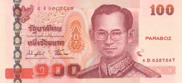 Tayland 100 THB ön yüz