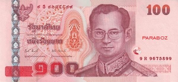Tayland 100 THB ön yüz