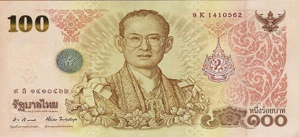 Tayland 100 THB ön yüz