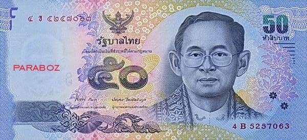 Tayland 50 THB ön yüz