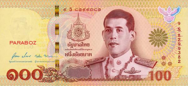 Tayland 100 THB ön yüz