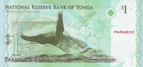 Tonga 1 TOP arka yüz