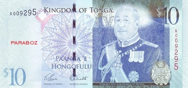 Tonga 10 TOP ön yüz