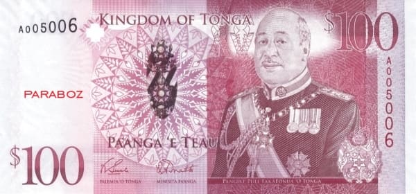 Tonga 100 TOP ön yüz