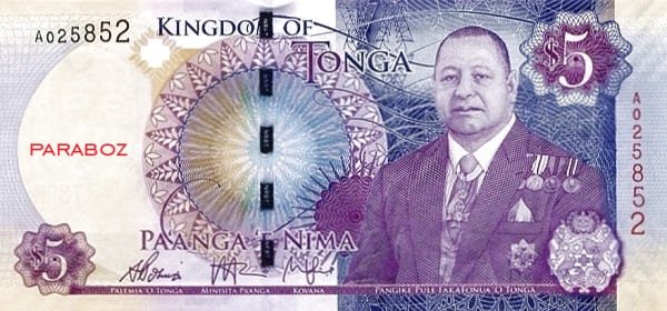 Tonga 5 TOP ön yüz