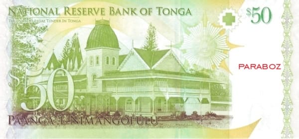 Tonga 50 TOP arka yüz