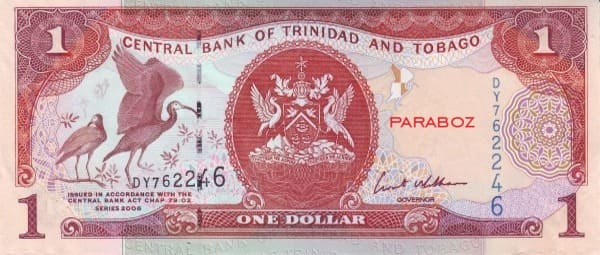 Trinidad ve Tobago 1 TTD ön yüz
