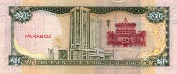 Trinidad ve Tobago 50 TTD arka yüz