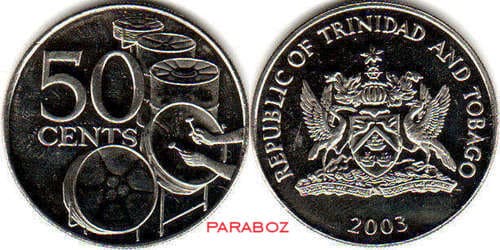 Trinidad ve Tobago 0,5 TTD ön yüz