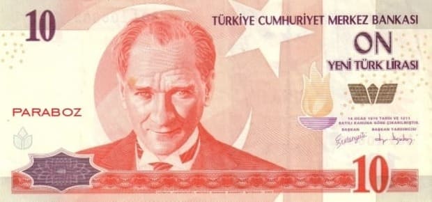 Türkiye 10 TRY ön yüz