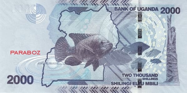 Uganda 2 UGX arka yüz