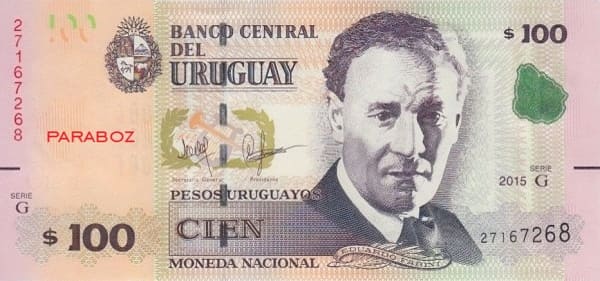 Uruguay 100 UYU ön yüz