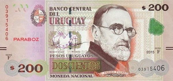 Uruguay 200 UYU ön yüz