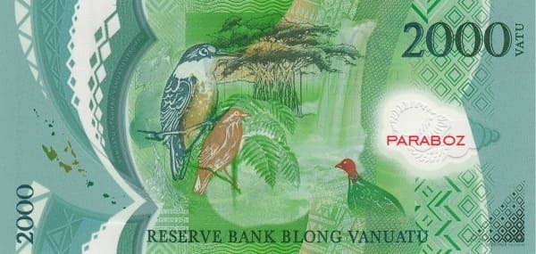 Vanuatu 2.000 VUV arka yüz