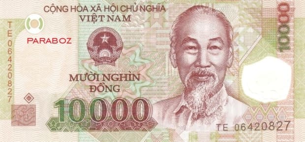Vietnam 10.000 VND ön yüz
