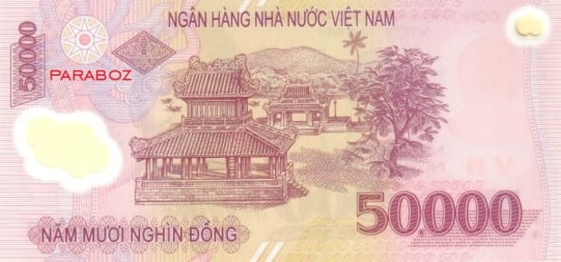 Vietnam 50.000 VND arka yüz
