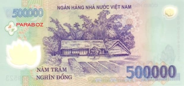 Vietnam 500.000 VND arka yüz