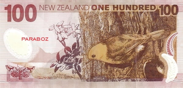 Yeni Zelanda 100 NZD arka yüz