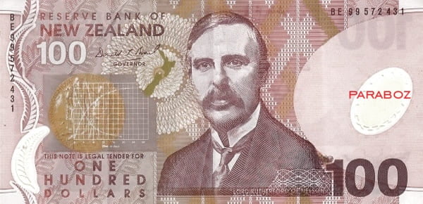 Yeni Zelanda 100 NZD ön yüz