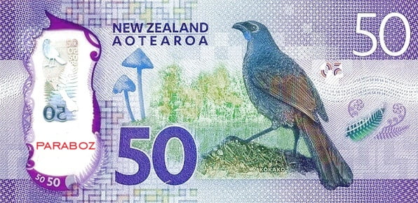 Yeni Zelanda 50 NZD arka yüz