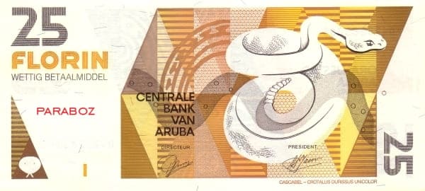 AWG ARUBA Florin 25 1993 ON