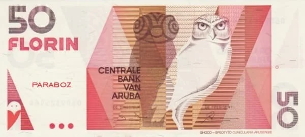AWG ARUBA Florin 50 1990 ON