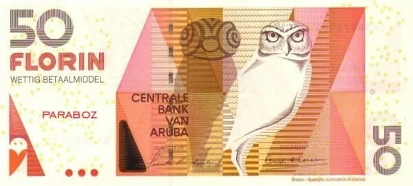 AWG ARUBA Florin 50 2003-2012 ON