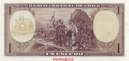 CLP chile 1 escudos ARKA 1962